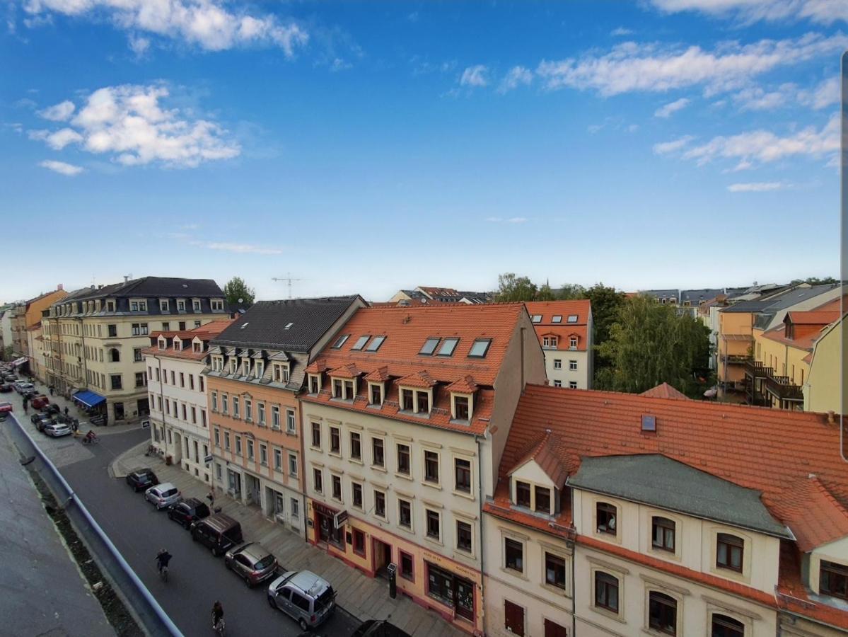 Neustadt-Aussicht - Grosse Wohnung Mit Balkon Дрезден Екстер'єр фото